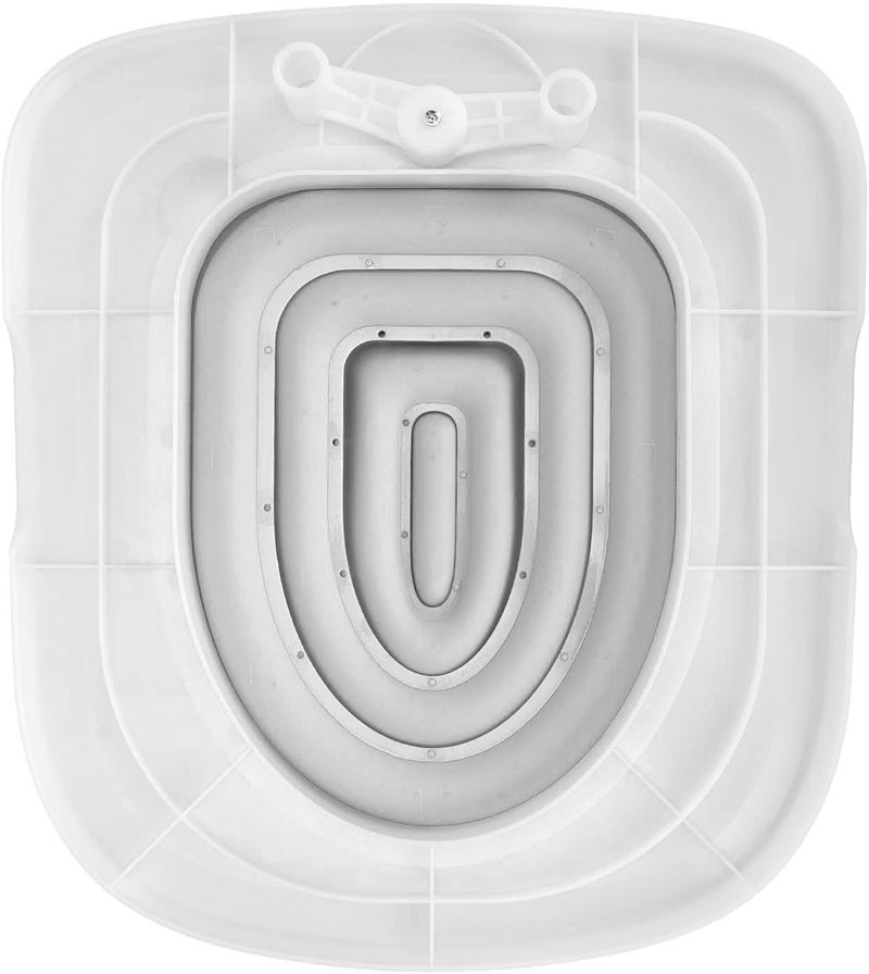 LBEC Cat Toilet Trainer, Removable Reusable Universal Cat Toilet Training Kit Safe for Home for Pet (White Tray, 1 Gray Inner Support) - Image 5